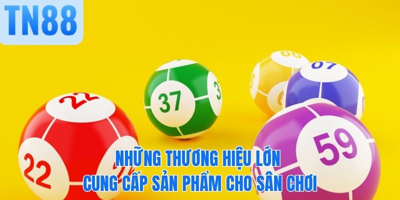 Những thương hiệu lớn cung cấp sản phẩm cho sân chơi